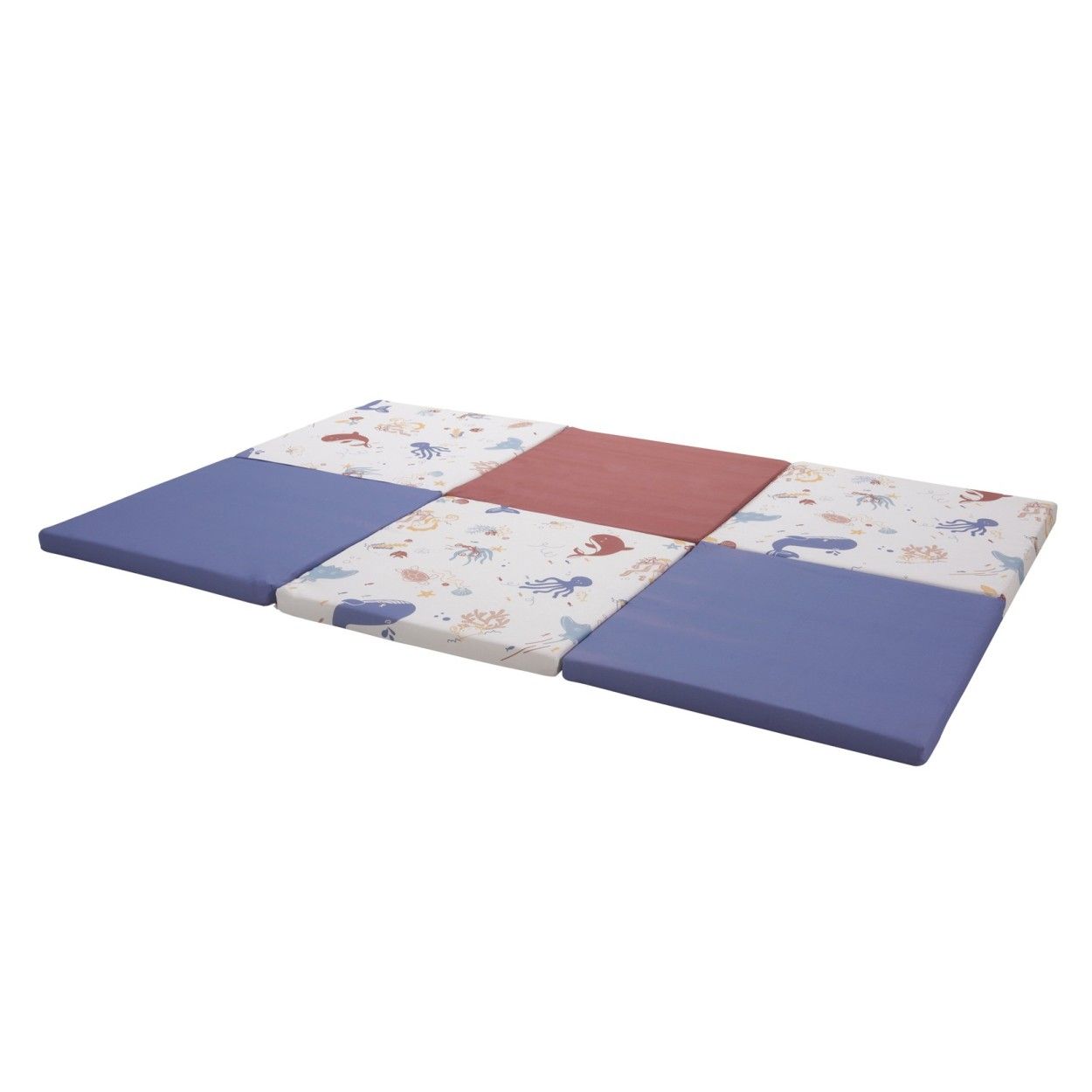 TINEO Maxi Rug Malin Treasures of the ocean 5 in 1 - Scalable - Removable cover - 180x200 cm -