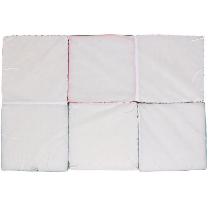 Maxi Malin play mat - TINEO - 5-in-1 evolving mat - 180 x 120 cm - Geometric / Funny animals