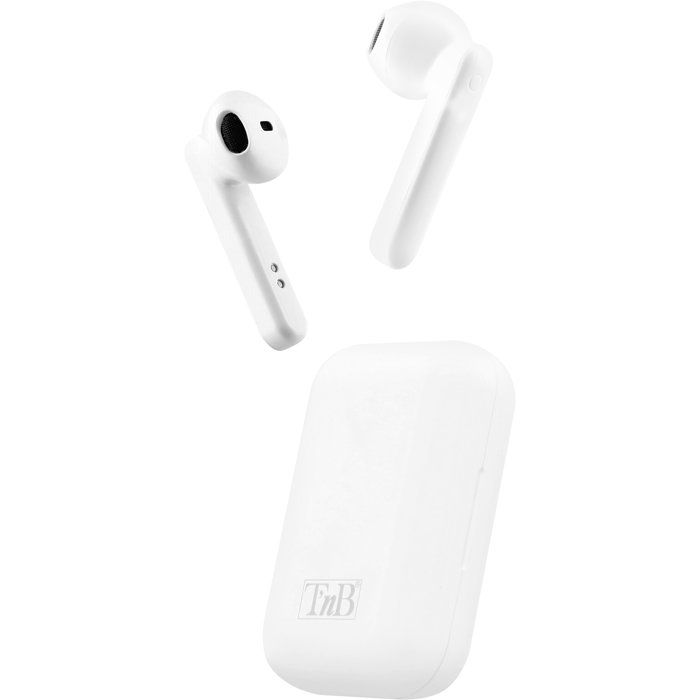 SHINY - TWS Bluetooth Earphones with Charging Box - White