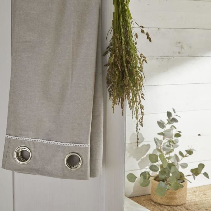 Curtain - TODAY - CHARME - Chambray Berenice - 140 x 240 cm