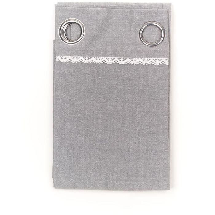 Curtain - TODAY - CHARME - Chambray Capucine - 140 x 240 cm
