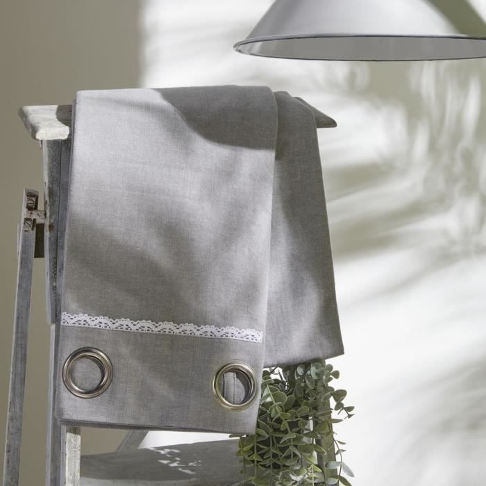 Curtain - TODAY - CHARME - Chambray Capucine - 140 x 240 cm
