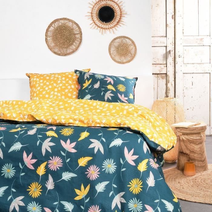 Bedding set - TODAY - Sunshine - Yellow - 100% Cotton - 57 threads - 2 people - 260x240cm