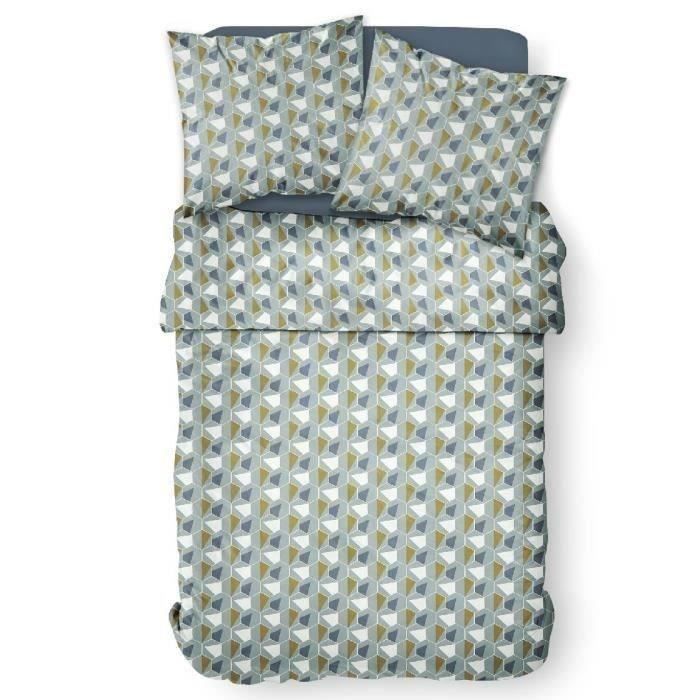 TODAY BEDDING SET - DUVET COVER 220X240 + 2 PILLOWCASES 63X63 - 100% COTTON 57 thread count - Mawira 2.19