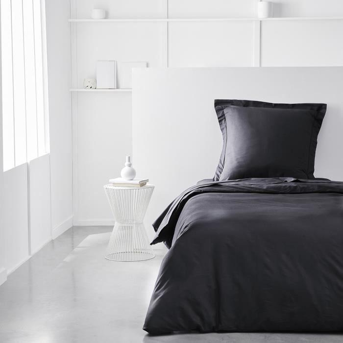 TODAY ESTIQUIAL TODAY CHARG - 90 x 190 cm - 1 person - 100% UNE cotton - charcoal
