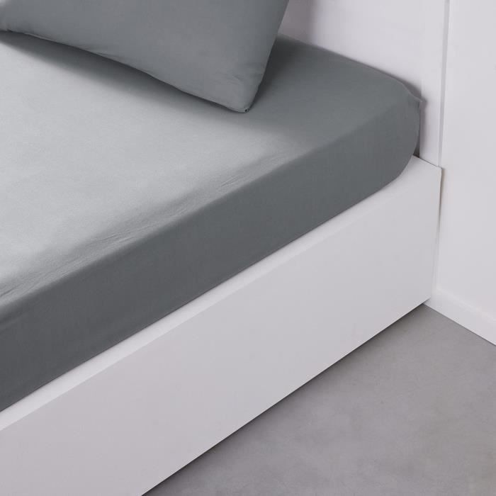 TODAY ESSENTIAL TODAY CHARG - 160 x 200+23 cm - 2 people - 100% UNA COTTON - Steel