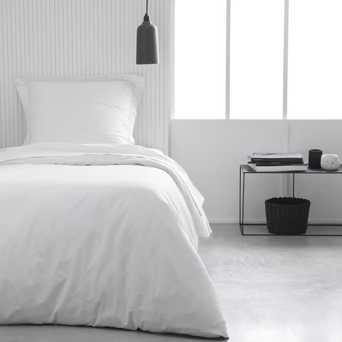 TODAY ESSENTIAL TODAY CHARG - 90 x 190+25 cm - 1 person - 100% Jersey cotton - chalk