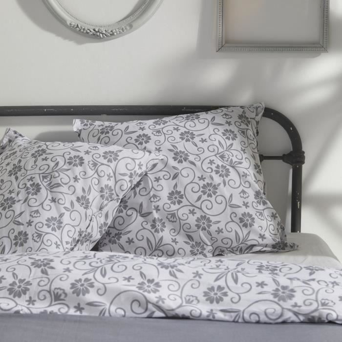 TODAY BEDDING SET - DUVET COVER 240X260 + 2 PILLOWCASES 63X63 - 100% COTTON 57 thread count - Capucine