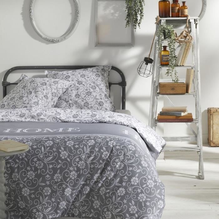TODAY BEDDING SET - DUVET COVER 240X260 + 2 PILLOWCASES 63X63 - 100% COTTON 57 thread count - Capucine