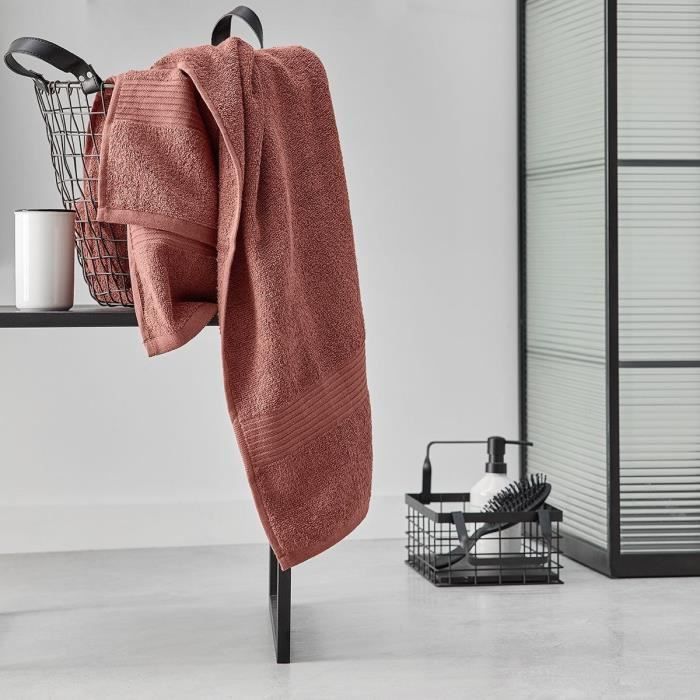 TODAY Essential - Maxi bath sheet 90x150 cm 100% Cotton terracotta color