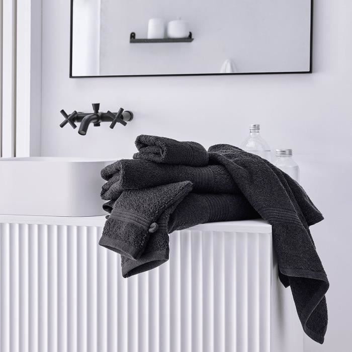 TODAY Essential - Maxi bath sheet 90x150 cm 100% Cotton charcoal color