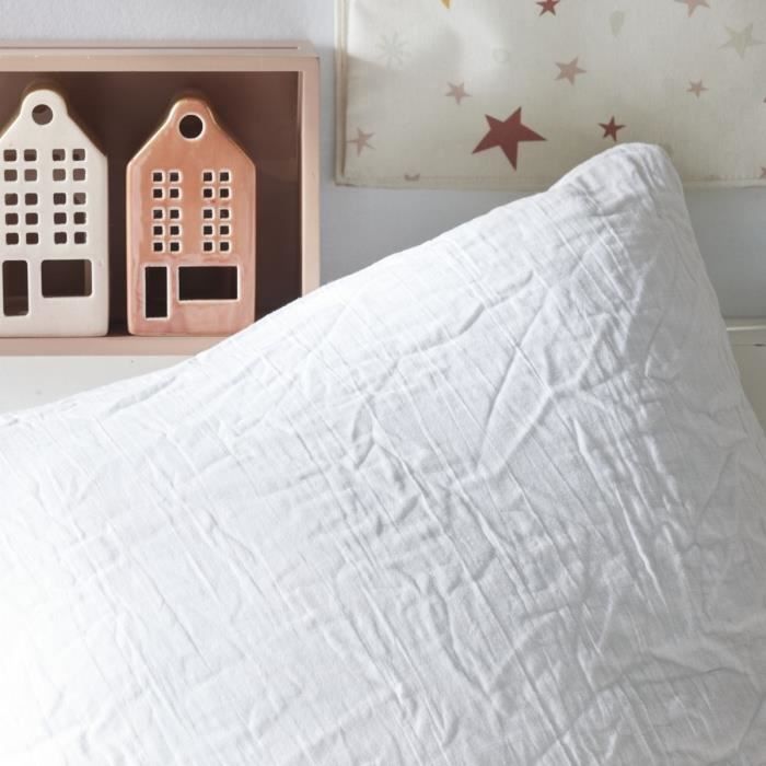 Bedding set - TODAY - 123318 - 1 person - 140x200 cm - Plain cotton gauze - Chalk