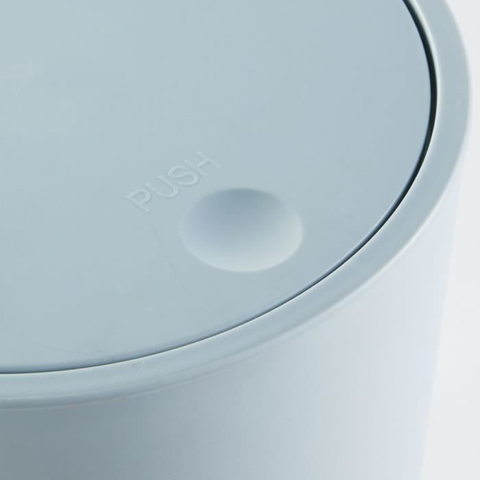 Bathroom trash can - TODAY - UTILITY - 8.5 L - Ø 21 xx H 29 cm - Polypropylene - Blue