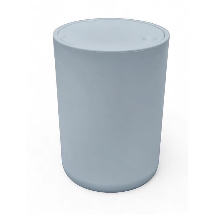 Bathroom trash can - TODAY - UTILITY - 8.5 L - Ø 21 xx H 29 cm - Polypropylene - Blue