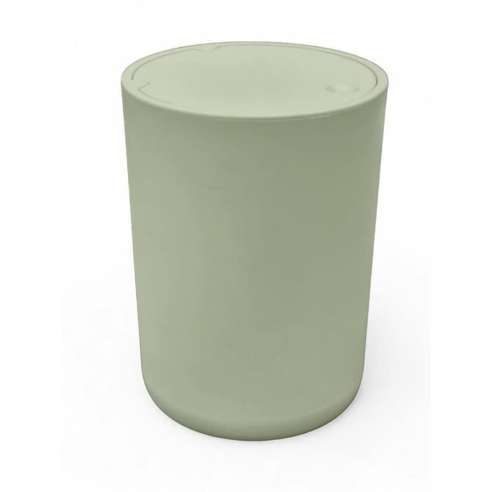 Bathroom trash can - TODAY - UTILITY - 8.5 L - Ø 21 xx H 29 cm - Polypropylene - Green