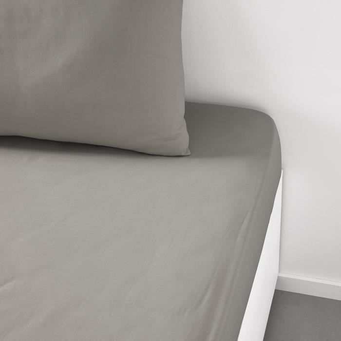 TODAY ESSENTIAL TODAY CHARG - 140 x 200+30 cm - 2 people - 100% UNE COTTON - Dune