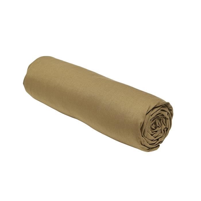 TODAY ESSENTIAL TODAY CHARG - 140 x 200+30 cm - 2 people - 100% UNA COTTON - BRONZE