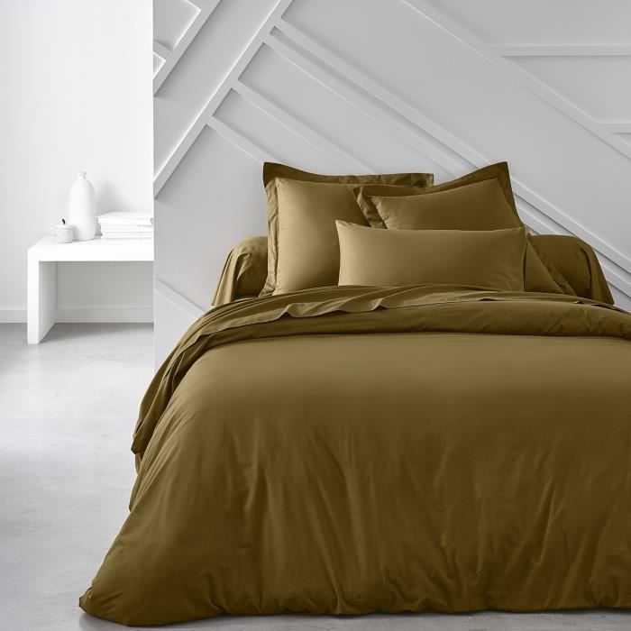 TODAY ESSENTIAL TODAY CHARG - 140 x 200+30 cm - 2 people - 100% UNA COTTON - BRONZE