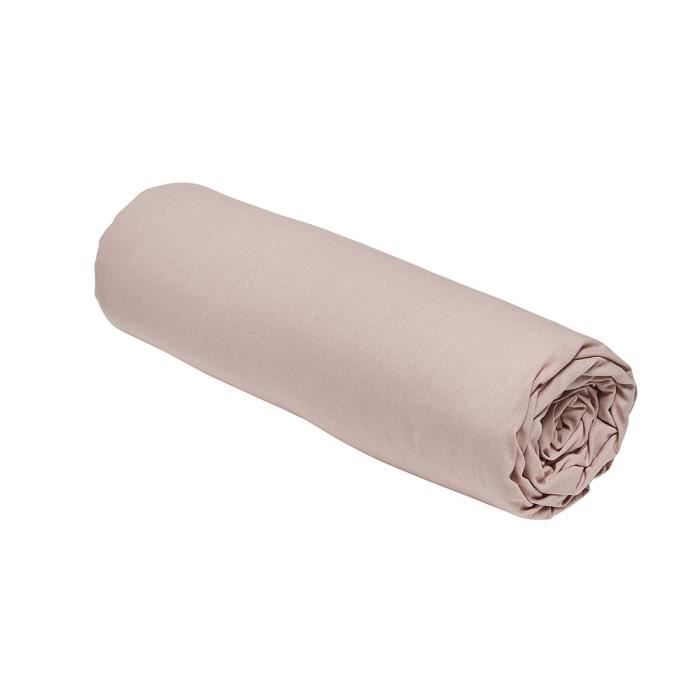 TODAY ESSENTIAL TODAY CHARG - 160 x 200+30 cm - 2 people - 100% UNE cotton - Sand pink
