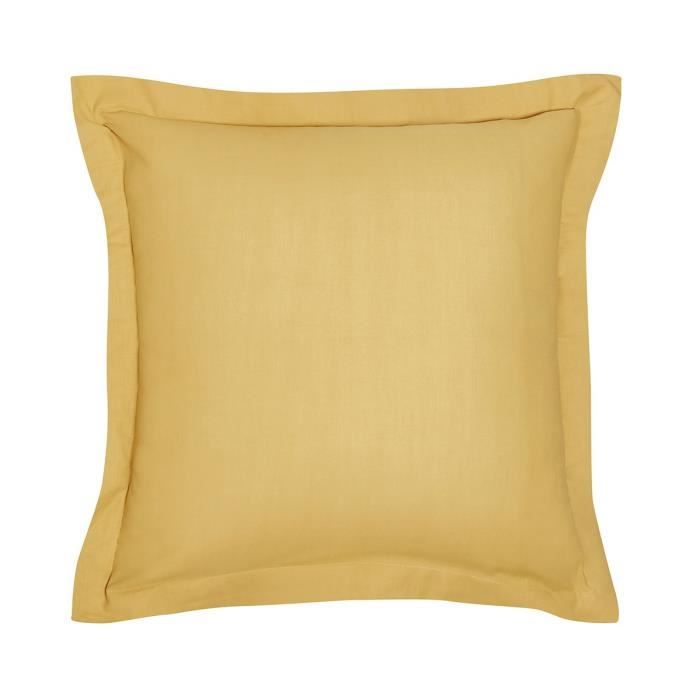 Pillow pillowcraft teday essential - 63 x 63+5 cm - 100% uni cotton - ocher
