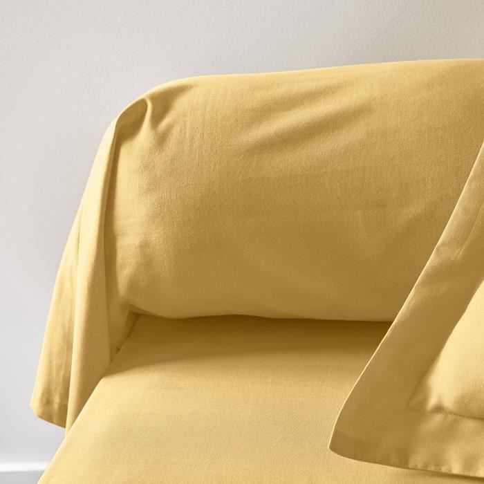 Taie de bocin teday essential - 45 x 185 cm - 100% united cotton - ocher