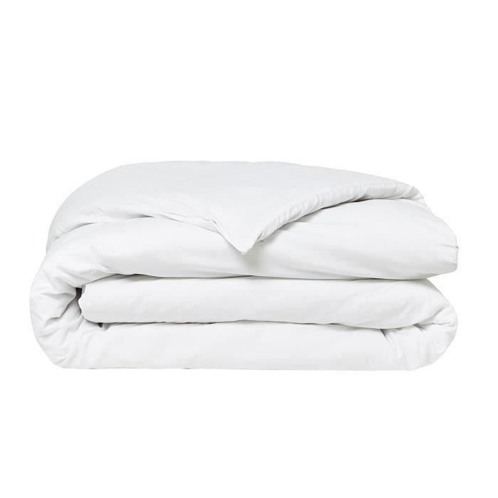 TODAY ESSENTIAL DUYTTE COVER - 220 x 240 cm - 2 people - 100% UNE cotton - Chalk