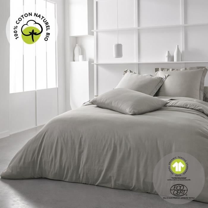 Bedding set - TODAY - 220 x 240 cm - Cotton - Organic Dune
