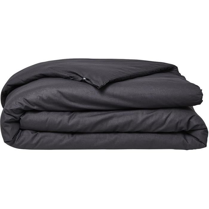 Bedding set - TODAY - 240 x 260 cm - 100% cotton - Organic Charcoal - GOTS certified organic