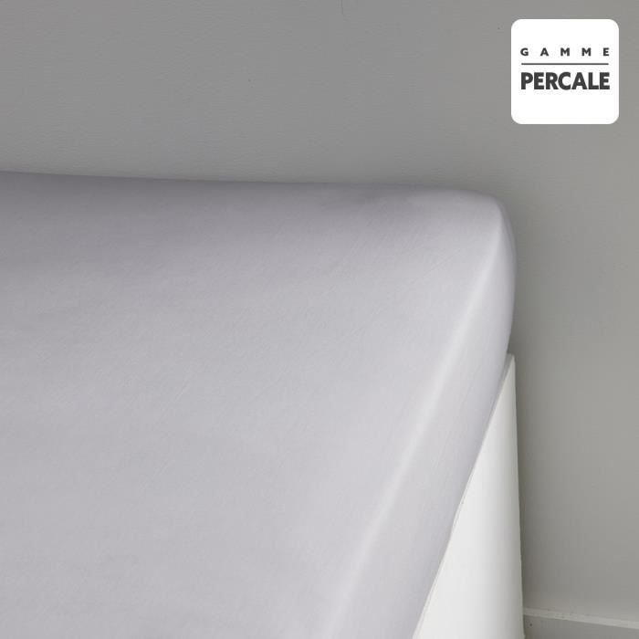 TODAY PRESTIGE TODAY CHARGE - 140 x 200+30 cm - 2 people - 100% UNE cotton percale - Steel