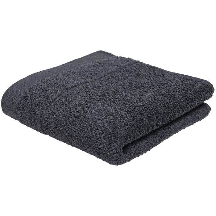 Bath towel - TODAY - 50 x 90 cm - Cotton - Organic Charcoal