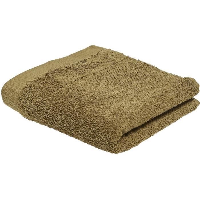 Bath towel - TODAY - 50 x 90 cm - Cotton - Organic Bronza