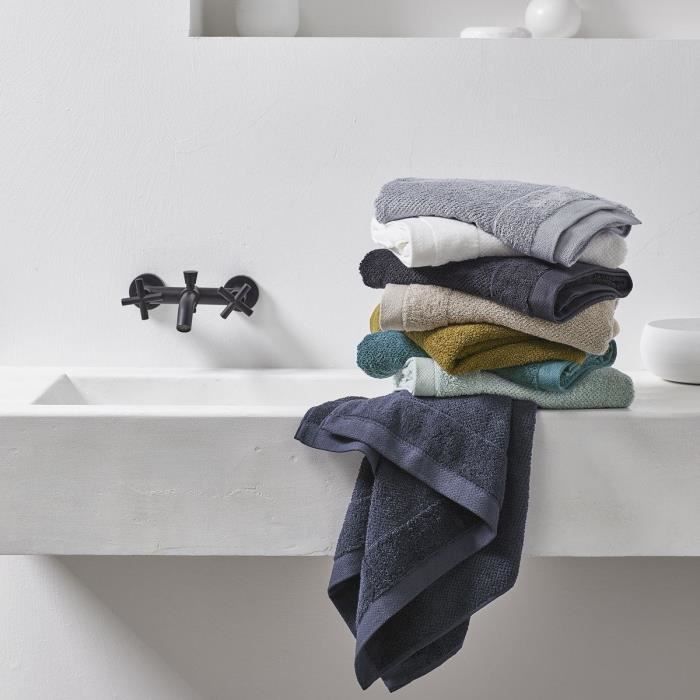 Bath towel - TODAY - 70 x 130 cm - Cotton - Organic Celadon