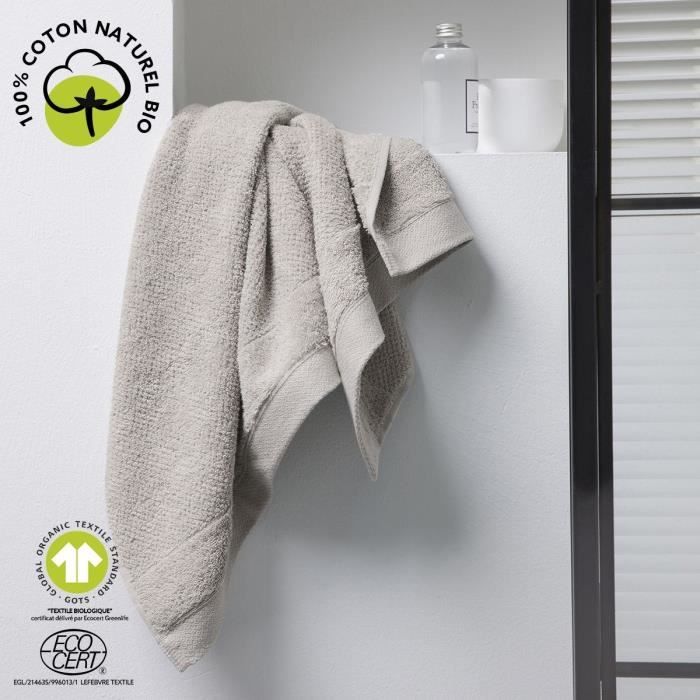 Maxi bath towel - TODAY - 90 x 150 cm - Cotton - Organic Dune