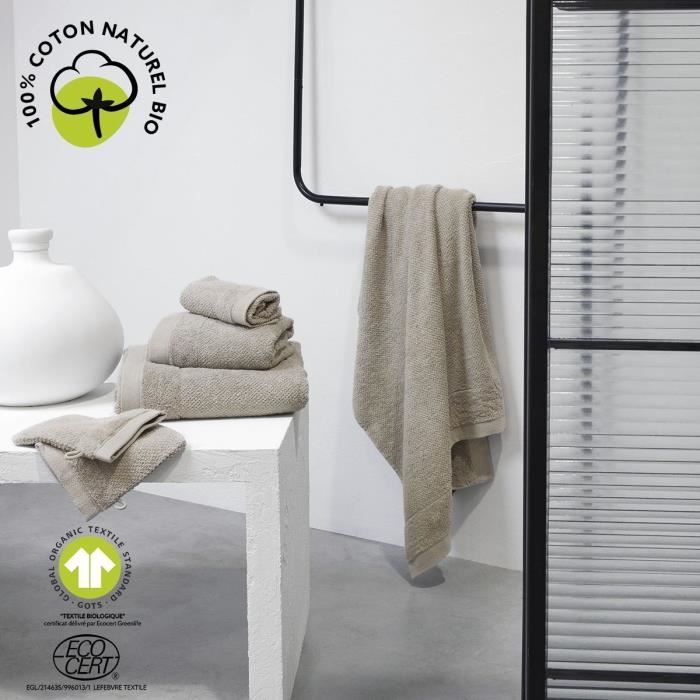 Maxi bath towel - TODAY - 90 x 150 cm - Cotton - Organic Dune