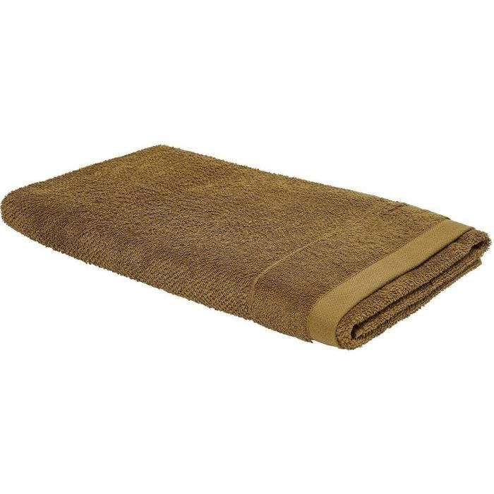 Maxi bath sheet - TODAY - 90 x 150 cm - Cotton - Organic Bronze