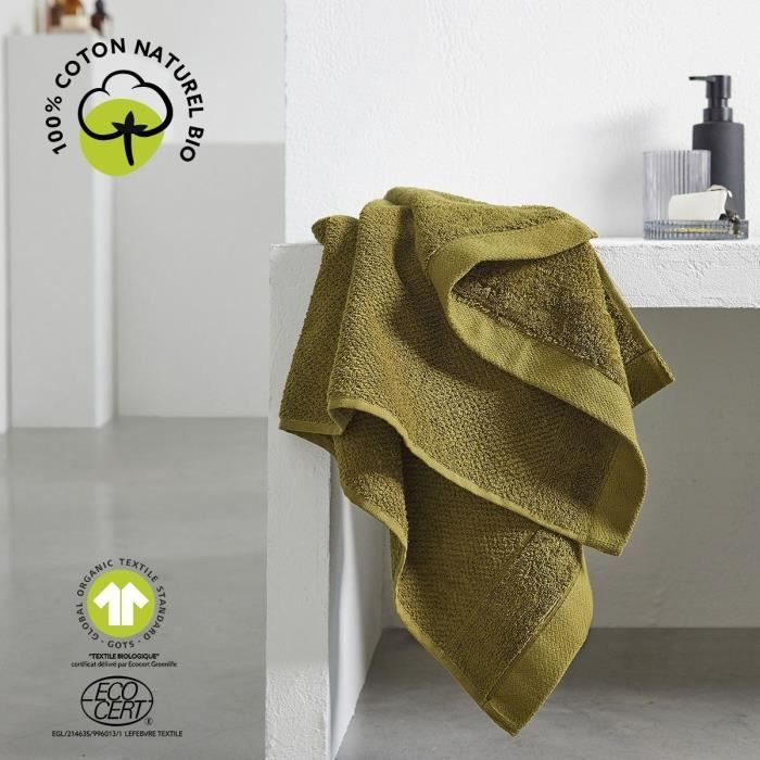 Maxi bath sheet - TODAY - 90 x 150 cm - Cotton - Organic Bronze