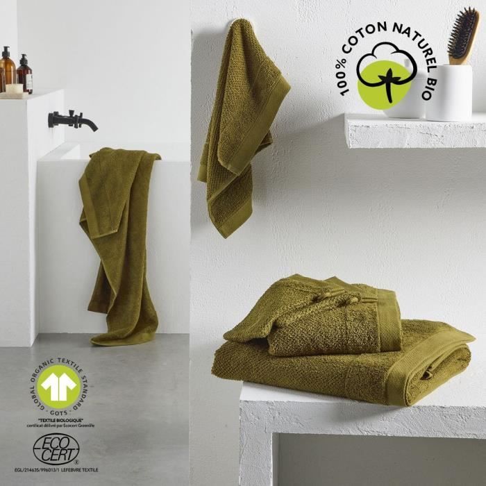 Maxi bath sheet - TODAY - 90 x 150 cm - Cotton - Organic Bronze