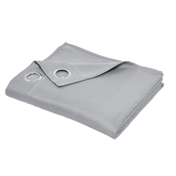 TODAY Curtain thermal insulation Essential Uni - 140 x 240 cm - Steel
