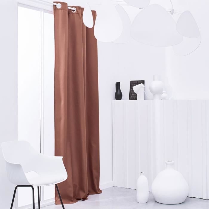 TODAY Curtain thermal insulation Essential Uni - 140 x 240 cm - Terracotta