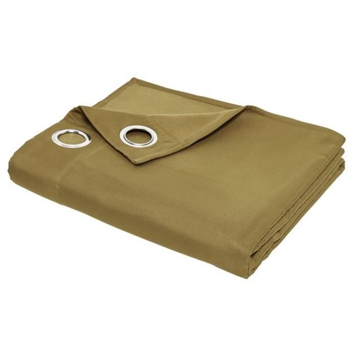 TODAY Curtain thermal insulation Essential Uni - 140 x 240 cm - Bronze