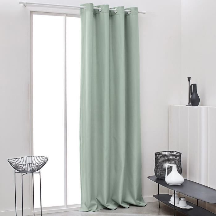 TODAY Curtain thermal insulation Essential Uni - 140 x 240 cm - Céladon