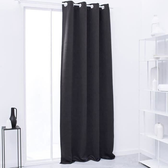 TODAY OCCULTING Curtain Essential Uni - 140 x 240 cm - charcoal
