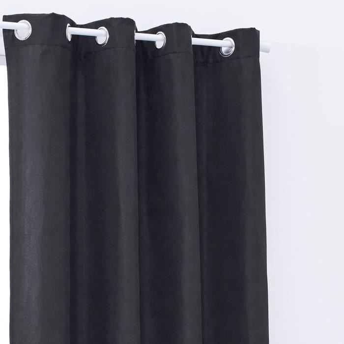 TODAY OCCULTING Curtain Essential Uni - 140 x 240 cm - charcoal
