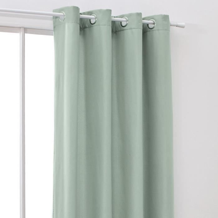 TODAY OCCULTING Curtain Essential Uni - 140 x 240 cm - Céladon
