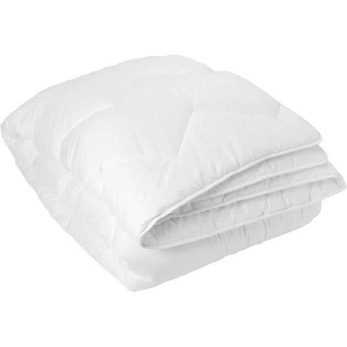 TOISON D'OR - Temperate Bamboo Duvet (300g/m²) - 240x260cm - Temperate heat - Bamboo viscose - 2 people - White