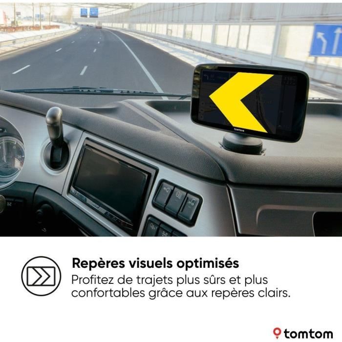 Heavy goods vehicle GPS - TOM TOM - GO Expert Plus - HD 6 screen - Large vehicle route planning - World maps