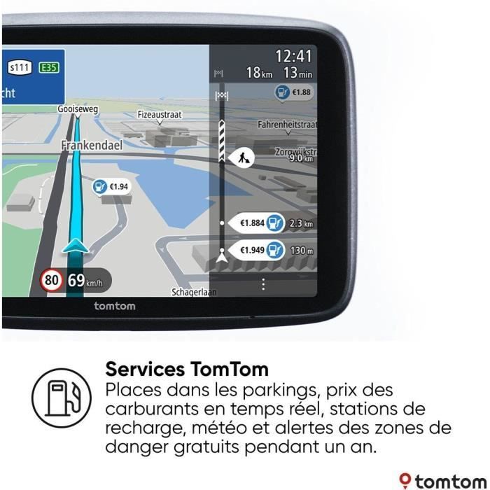 Auto GPS - TOM TOM - GO Superior - HD 7 screen - World maps - Wifi update