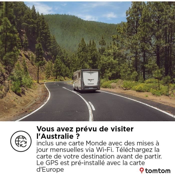 GPS Navigator - TOM TOM - GO Camper Max 7 - New Generation - 7 - Worldwide Map