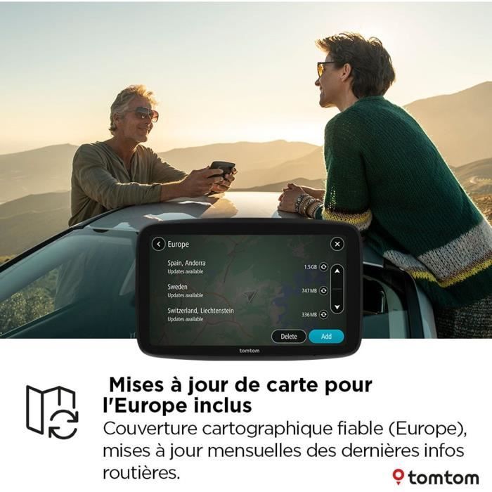 GPS - TOMTOM - GO Classic 6 EU 2nd Generation - Europe Maps, Updates, Touchscreen