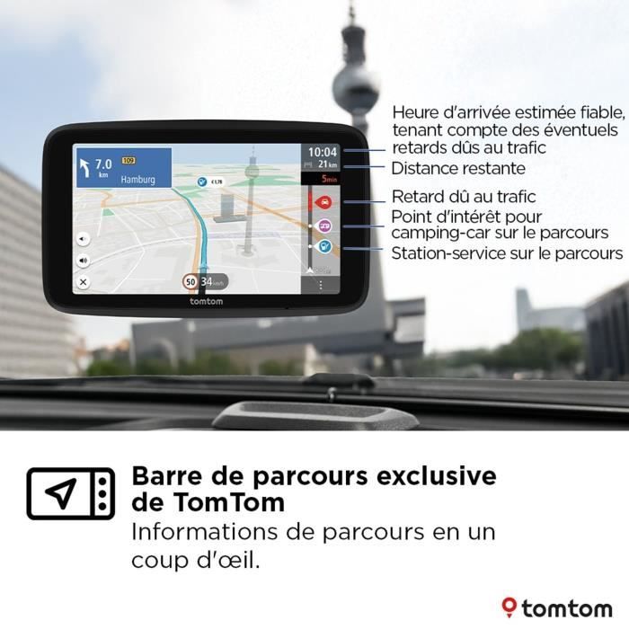 GPS - TOMTOM - GO Camper Tour - Second generation - For motorhomes and caravans - 6 inch screen